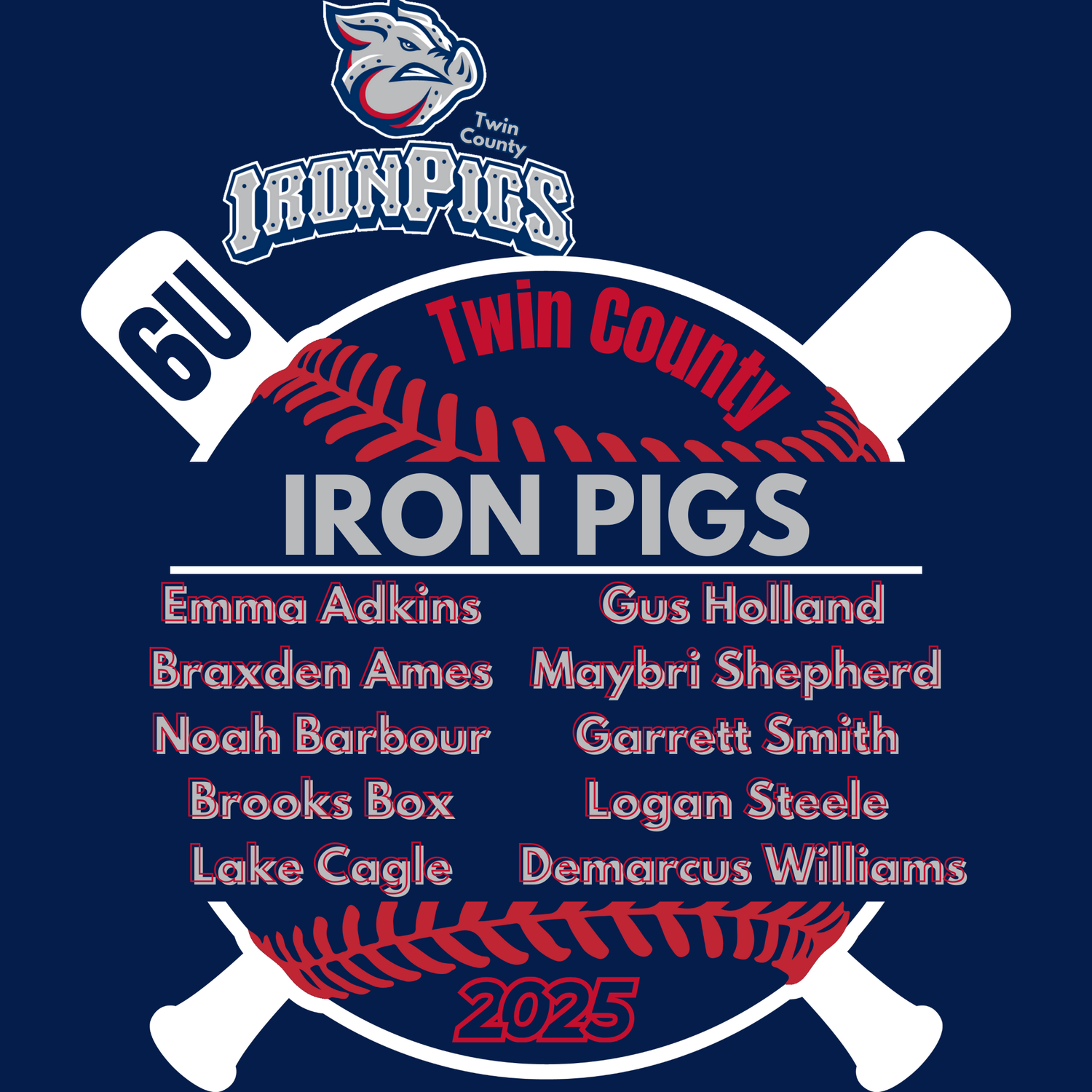 Iron Pigs Twin County 6U 2025