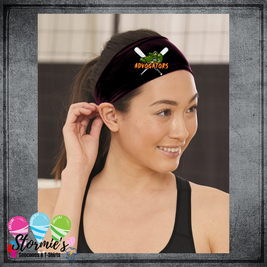 Advogators Baseball 2025 Black Headband
