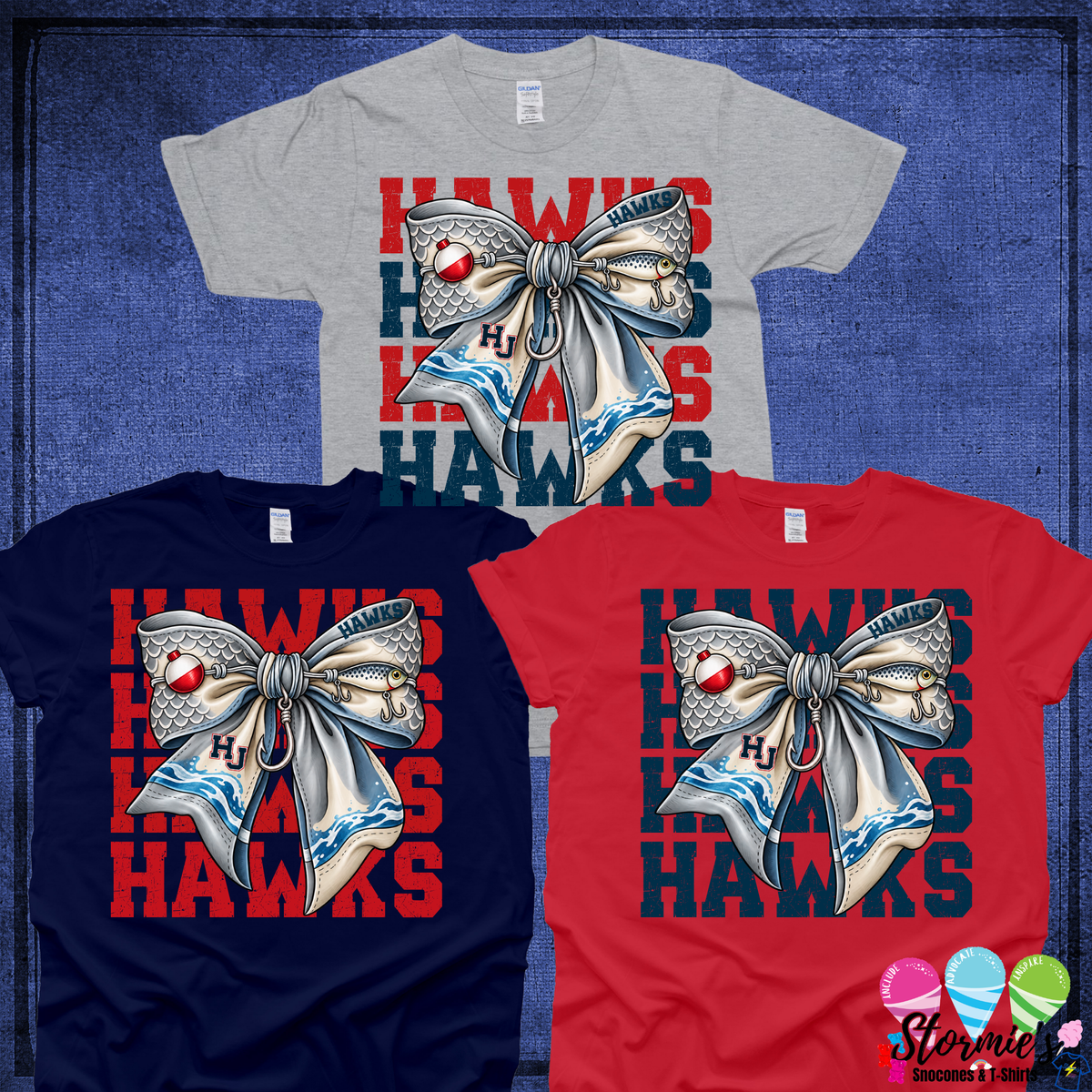 Hawks HJ Coquette Fishing Bow Shirt