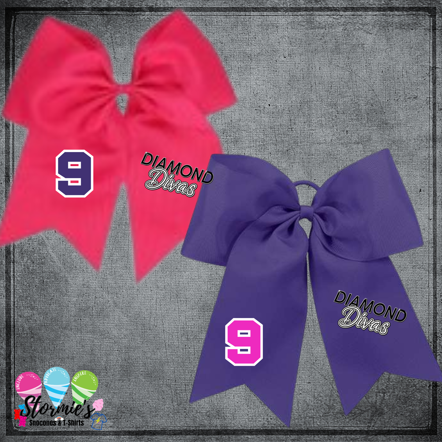 Diamond Divas Hair Bow
