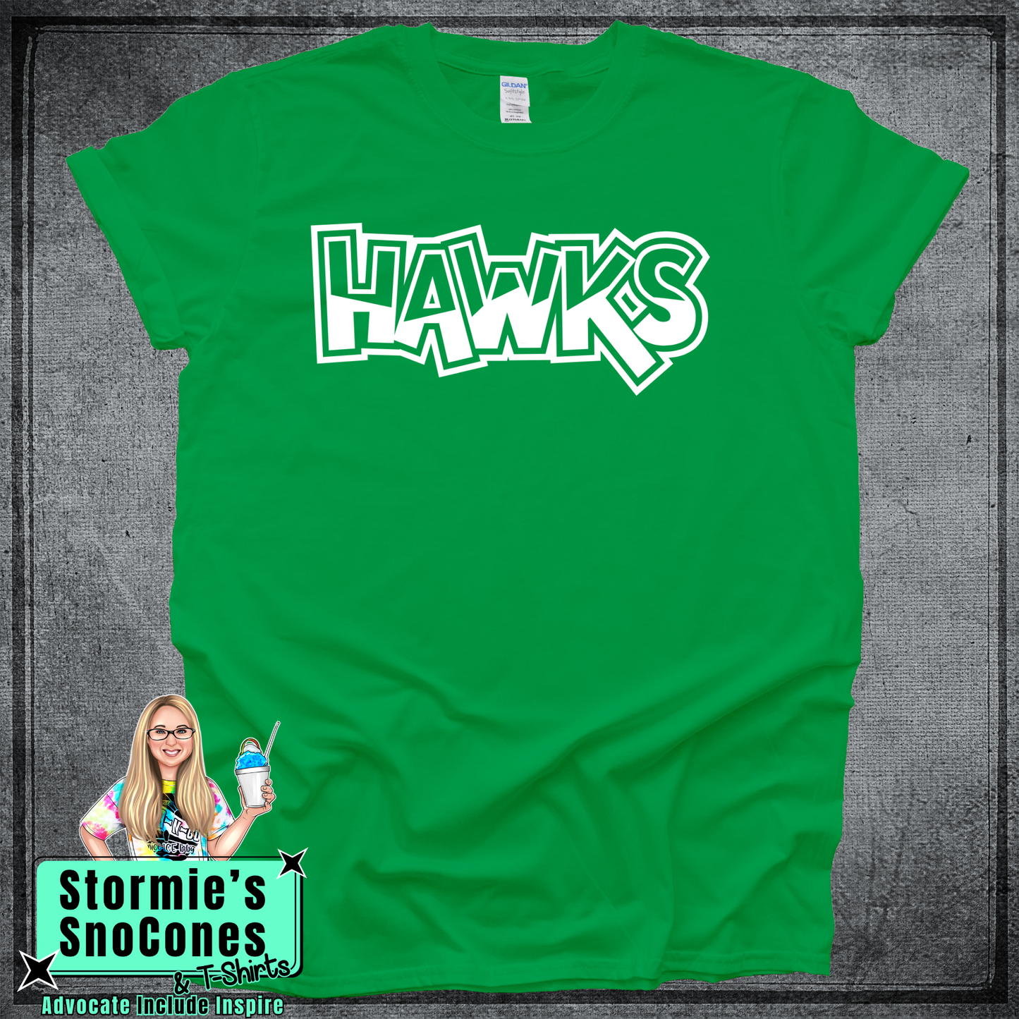 Hawks Graffiti Field Day - Color Wars Spring 2026 Shirt Green