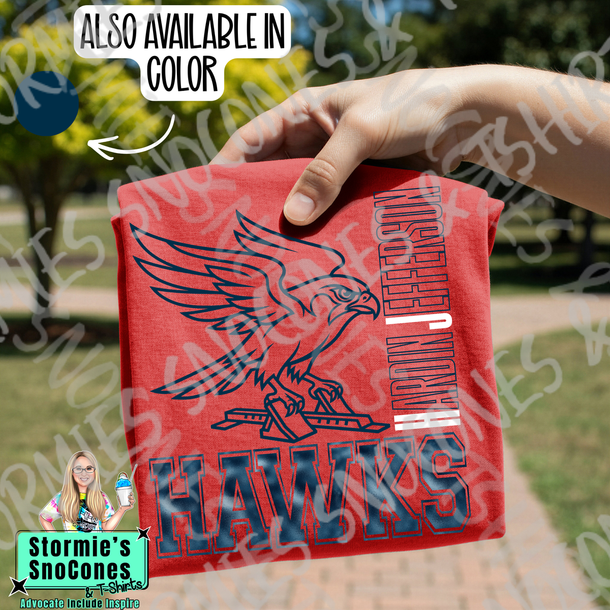 Hardin Jefferson Hawks Track & Field Distressed Hallow Gildan Dryfit Comfort Colors Bella Canvas Shirt