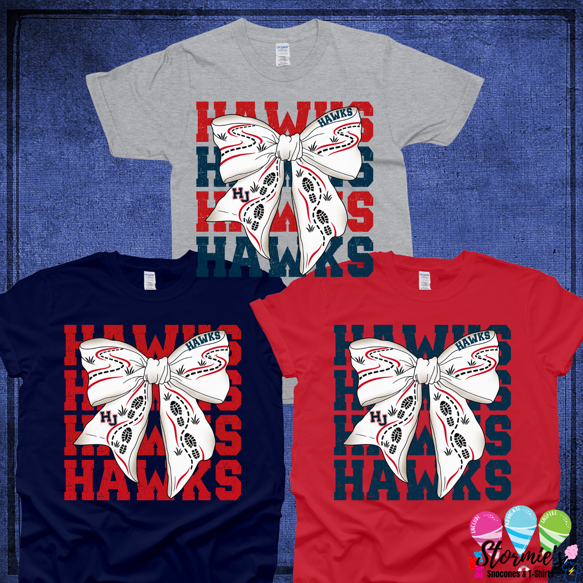 Hawks HJ Coquette Cross Country Bow Shirt