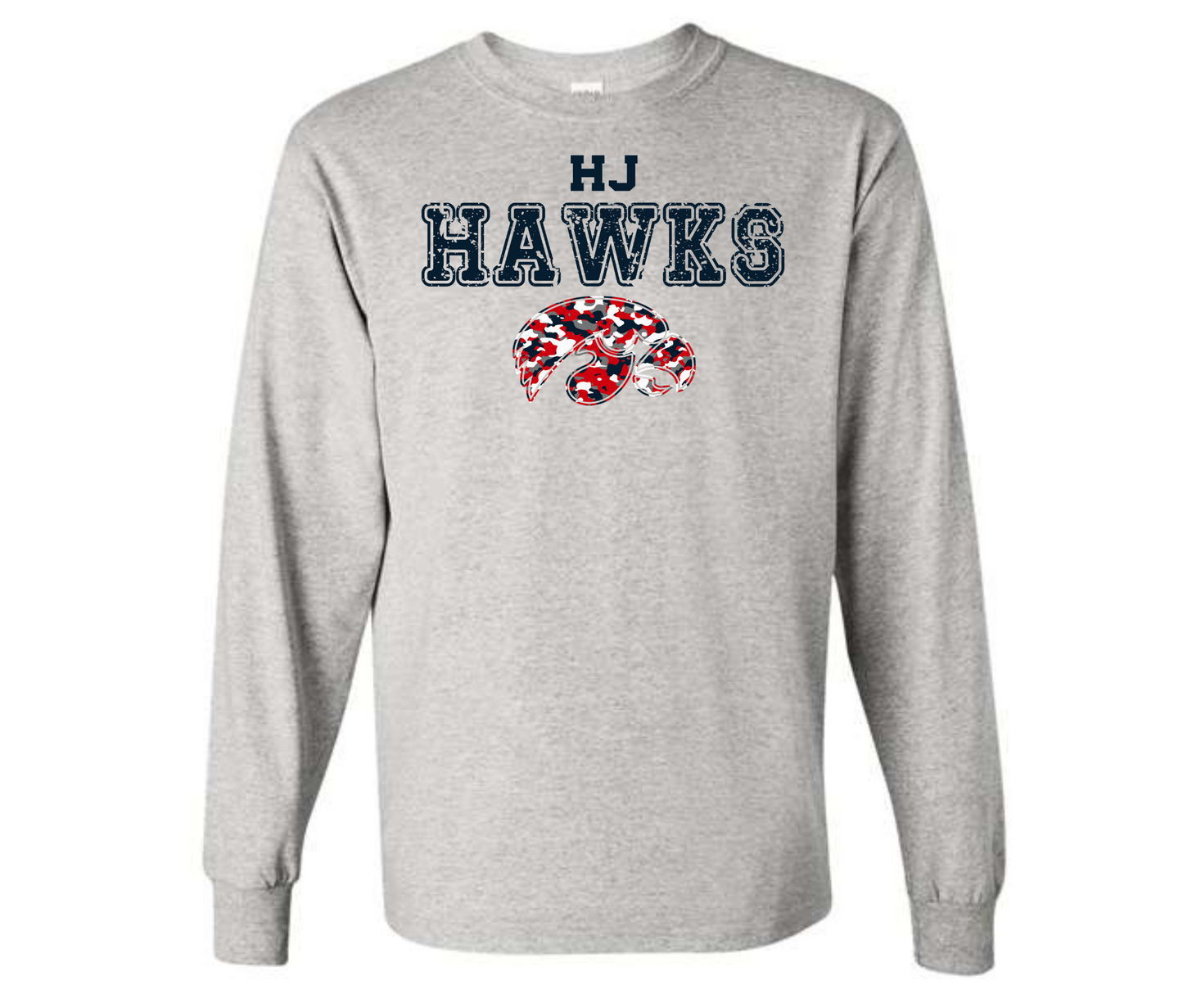 Hawks Football 2023 Gray Sweatshirt & Hoodie & Long Sleeve Shirt