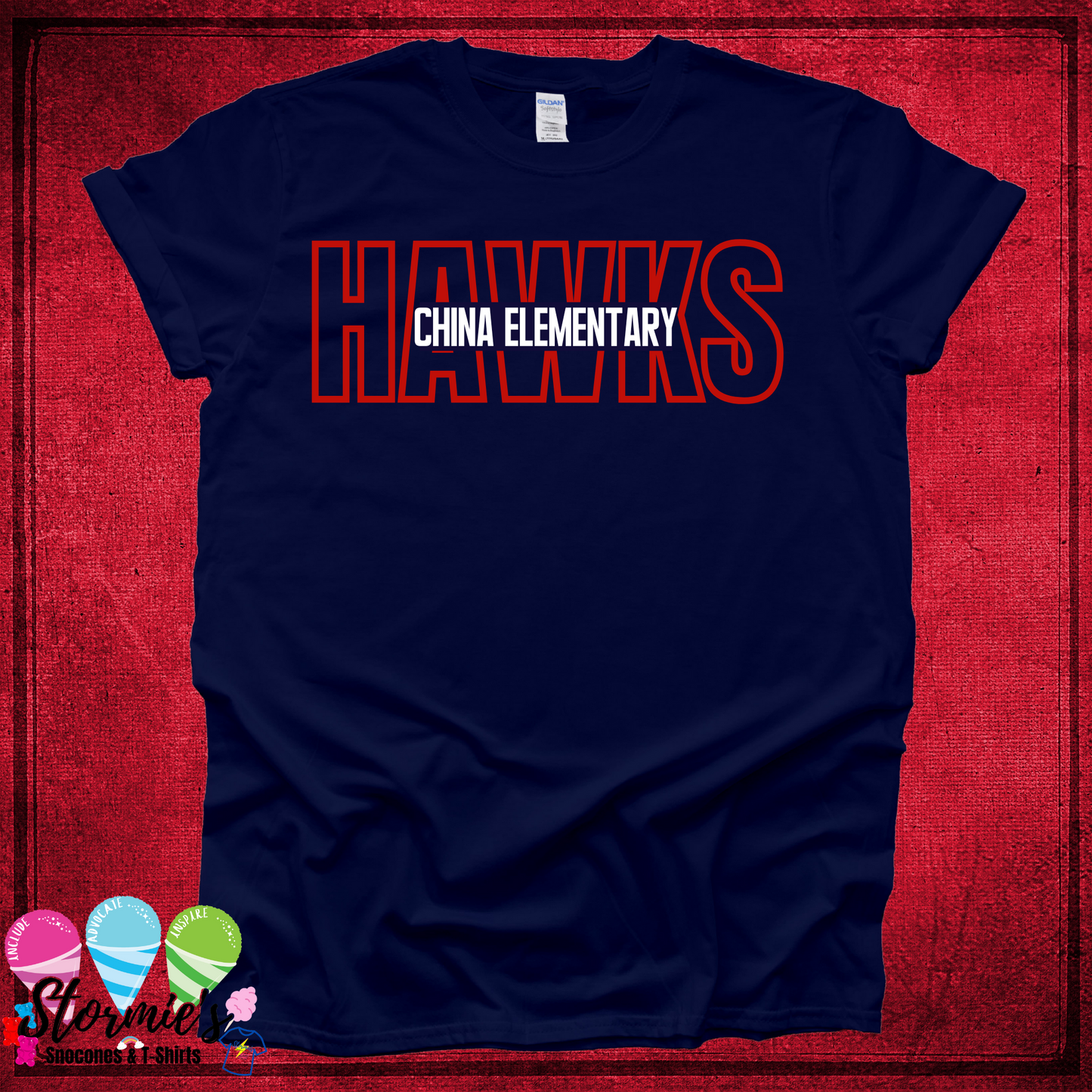 Hawks HJ China Elementary Navy Shirt
