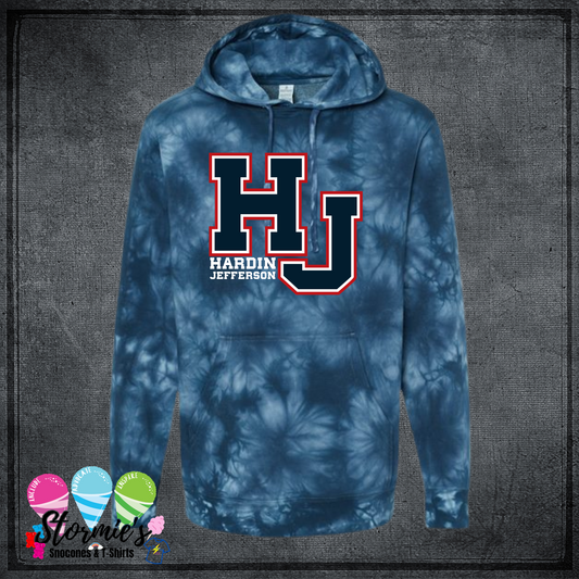 HJ Navy Tie-Dye Sweatshirt & Hoodie