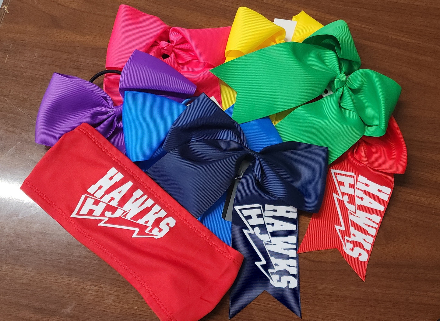 Hawks HJ Bolt Hair Bow Or Headband Preorder ends 9/12