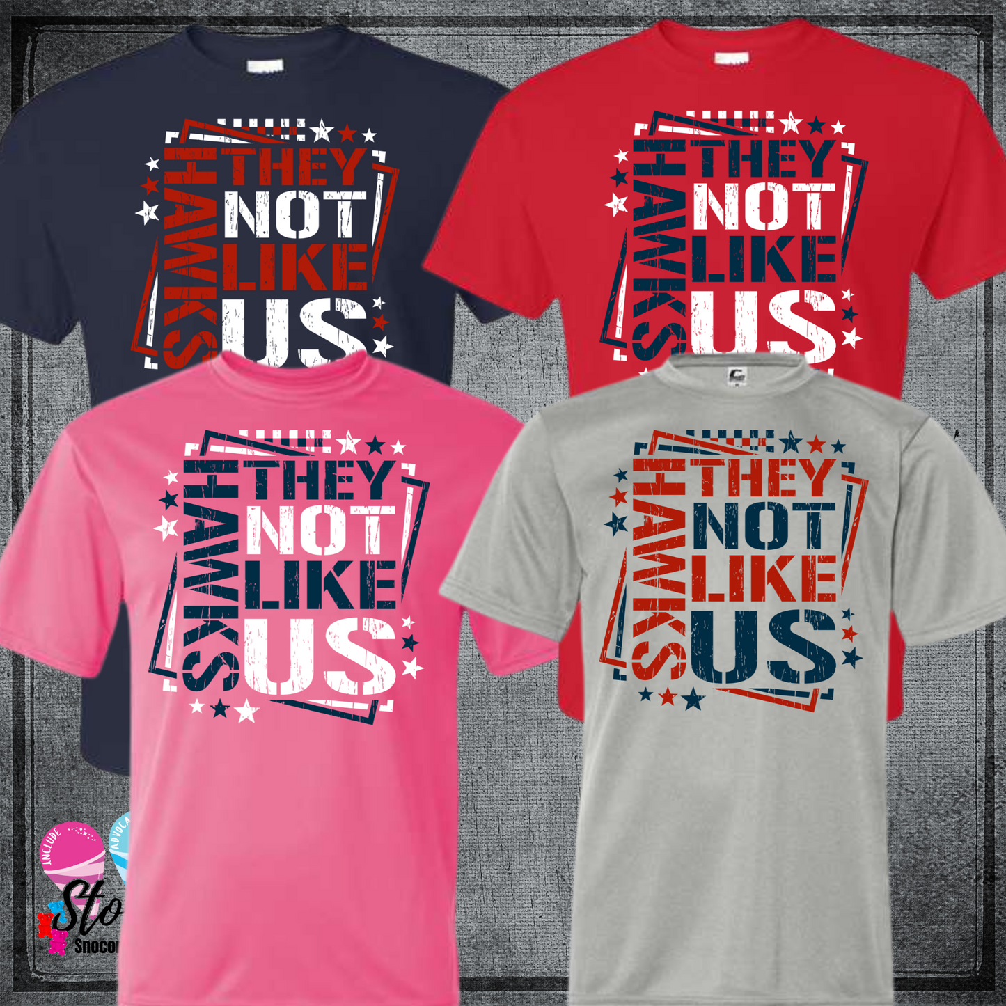 Hawks They Not Like Us DRY FIT Shirt