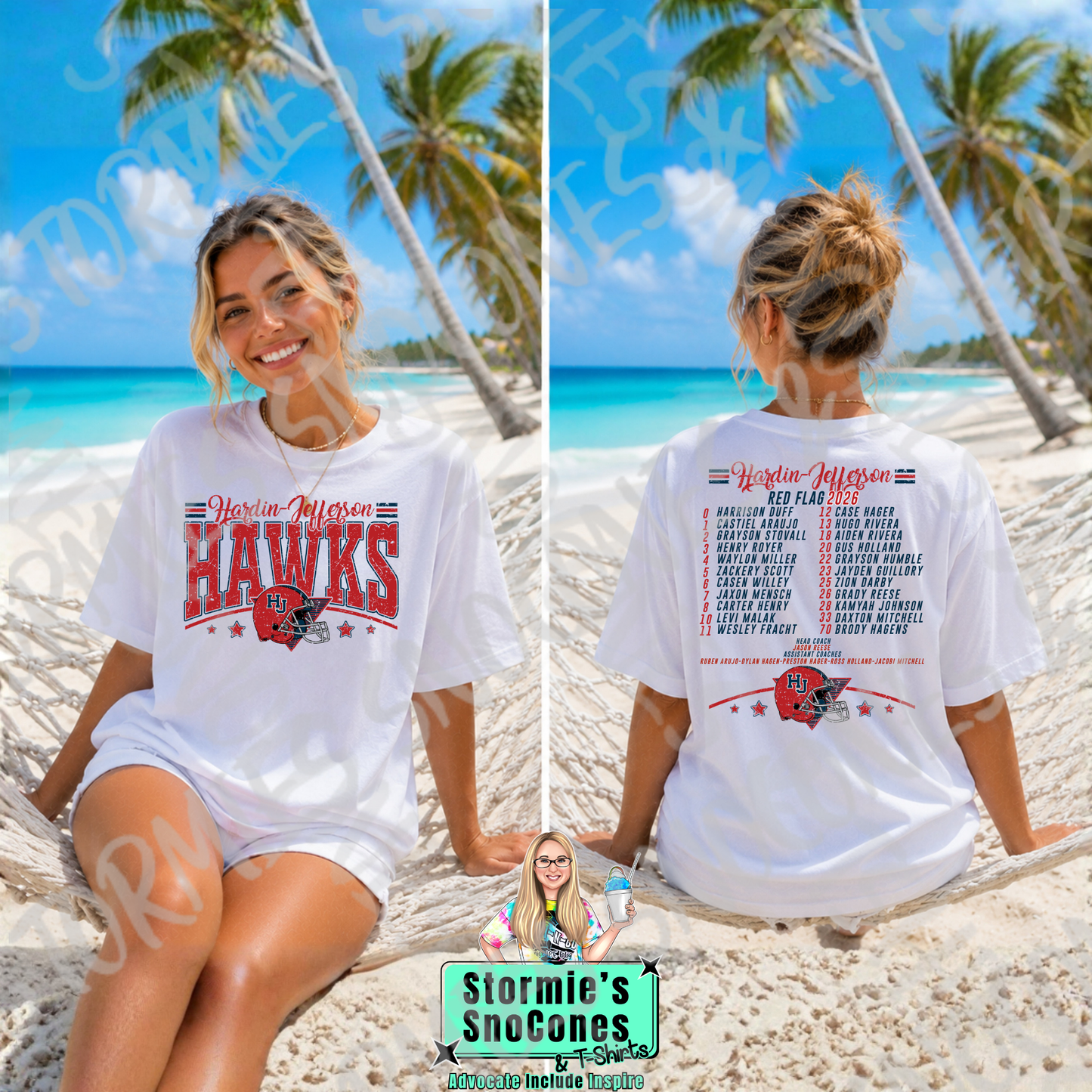 Hardin Jefferson Hawks HJYS Cheer 2026 Shirt - JUNIOR CHEER