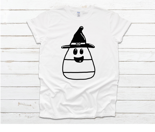 Color Your Own Shirt - Markers Included - Candy Corn