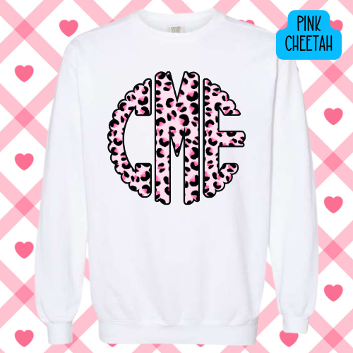 Custom Monogram Initials Sweatshirt