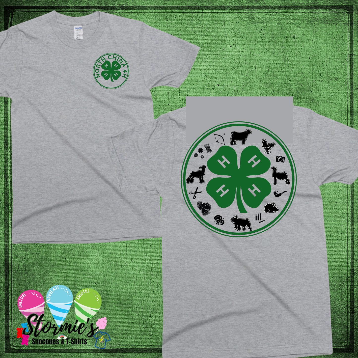 North China 4H Sport Gray Shirt