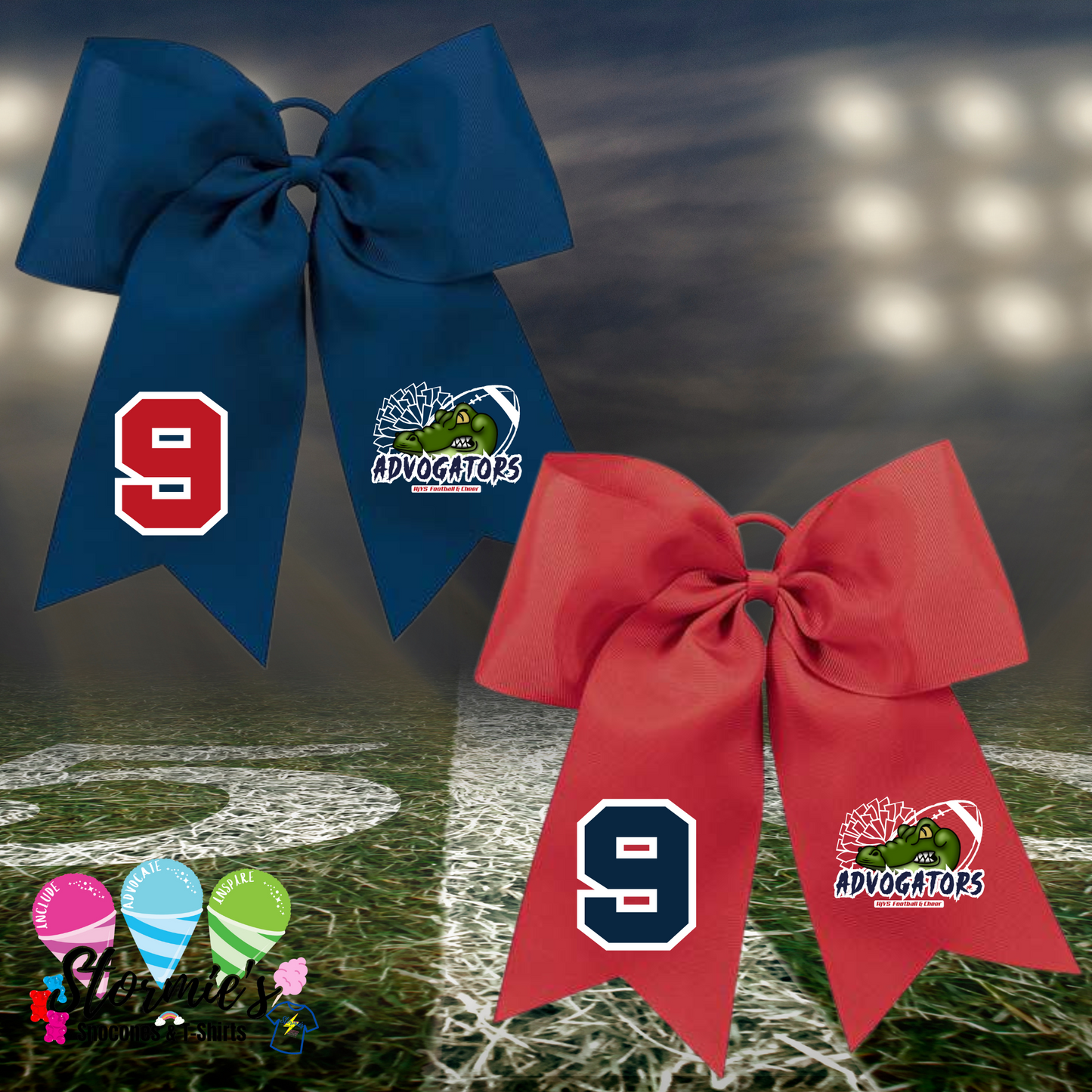 Advogators Football & Cheer 2025 Hair Bow