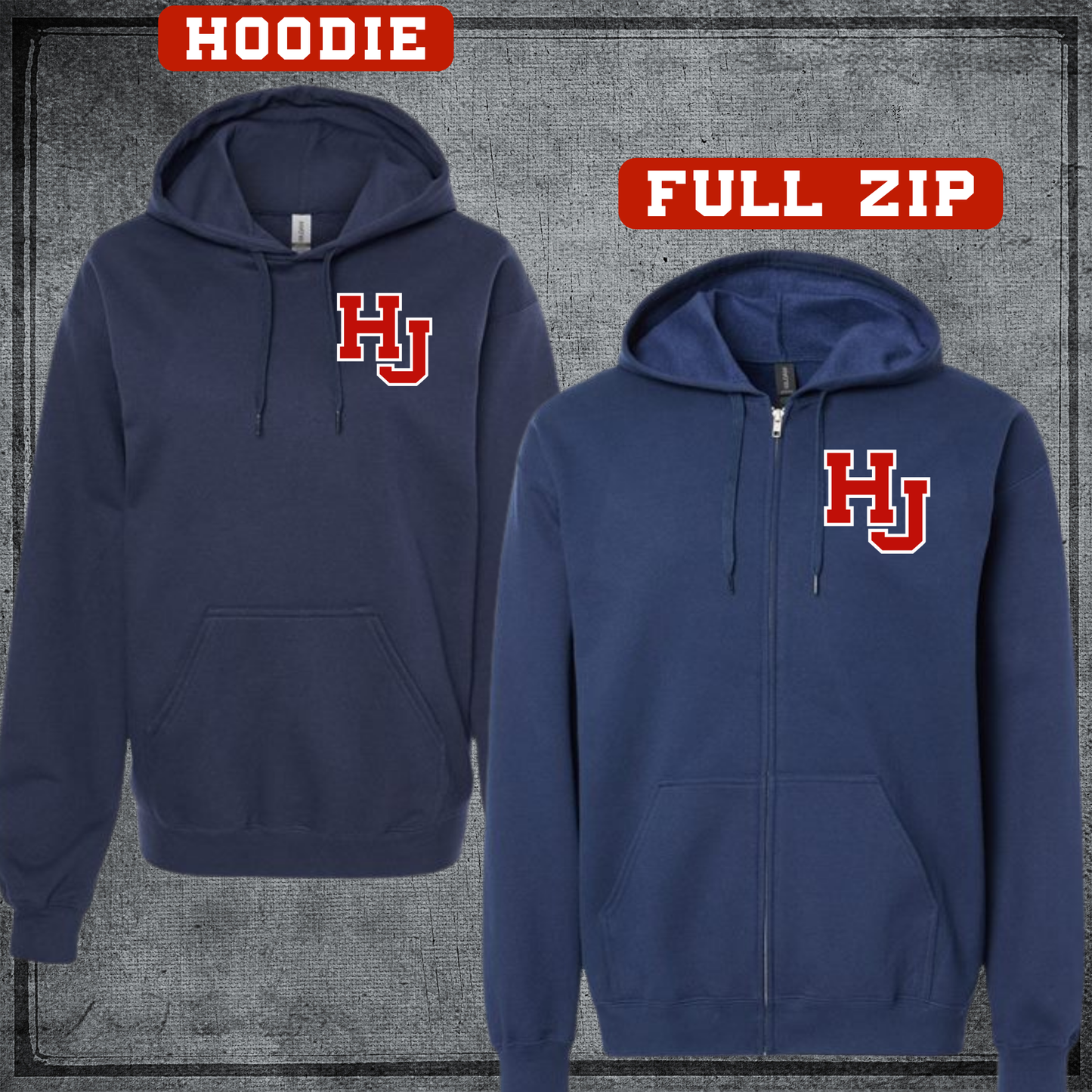Hardin Jefferson HJ Hawks Softstyle Navy Sweatsuit Set - 4 Top Styles
