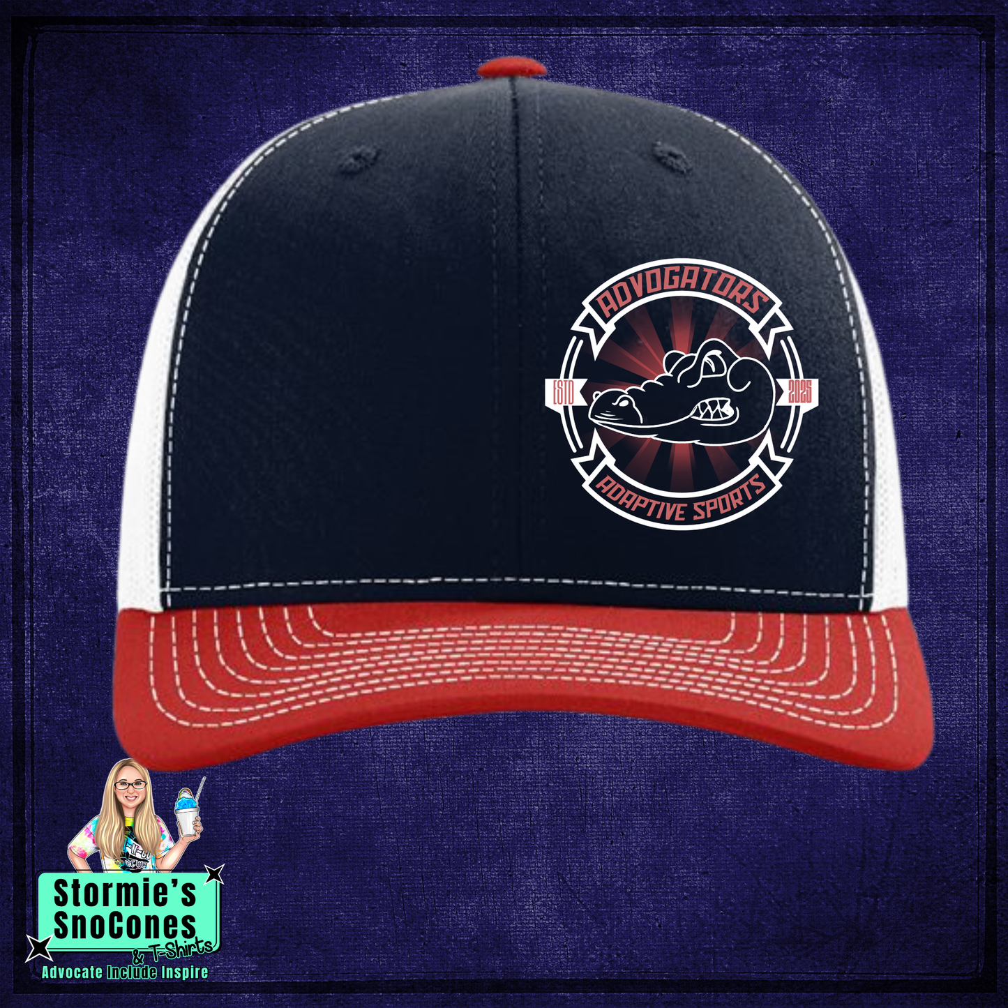 Advogators Baseball 2026 Richardson Mesh Back Printed Hat - PICK UP ONLY