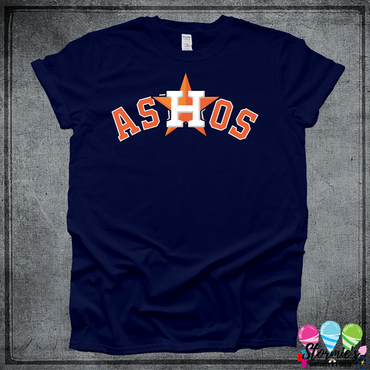 Astros AsHoes Navy Shirt