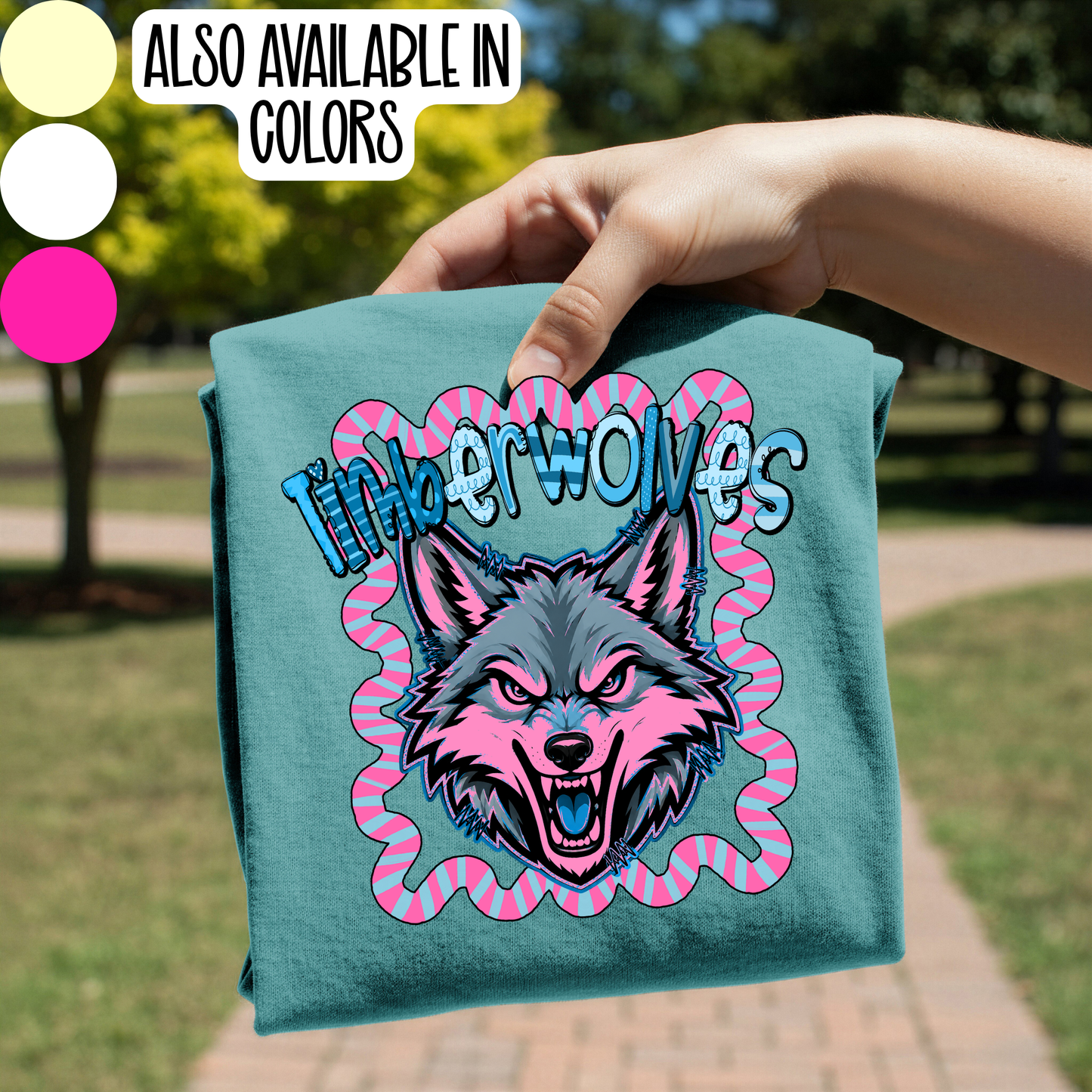 Timberwolves Whimsy Gildan Comfort Colors Tultex Shirt