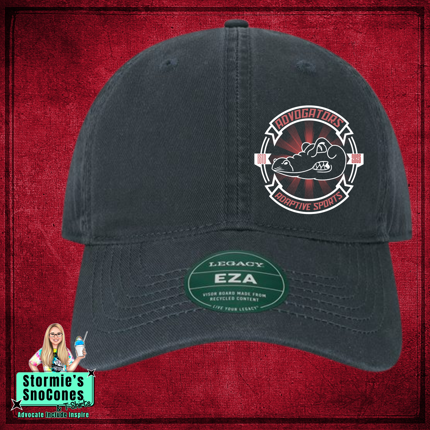 Advogators Baseball 2026 Navy Printed Dad Hat - PICK UP ONLY