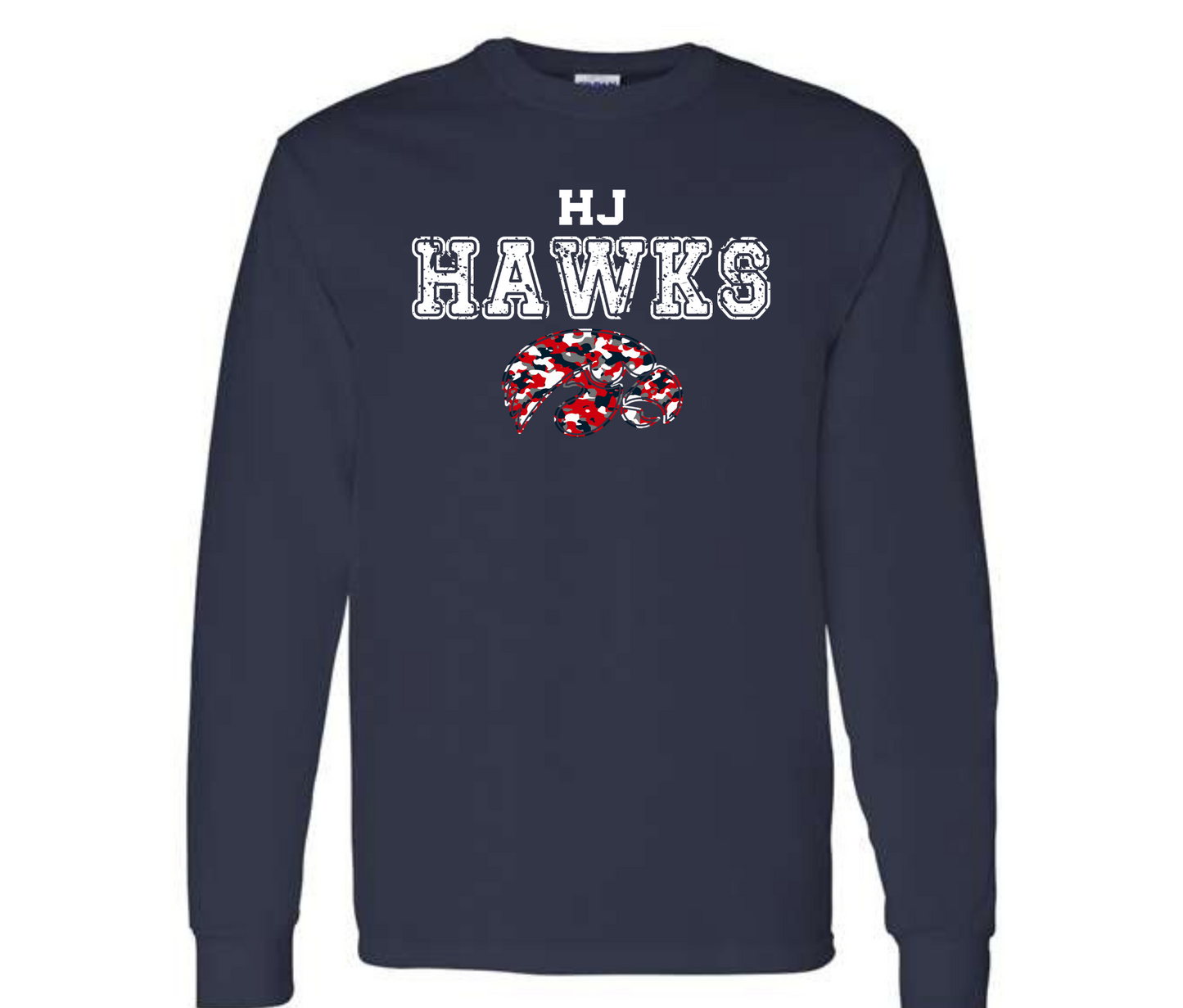 Hawks Football 2023 Navy Sweatshirt & Hoodie & Long Sleeve Shirt