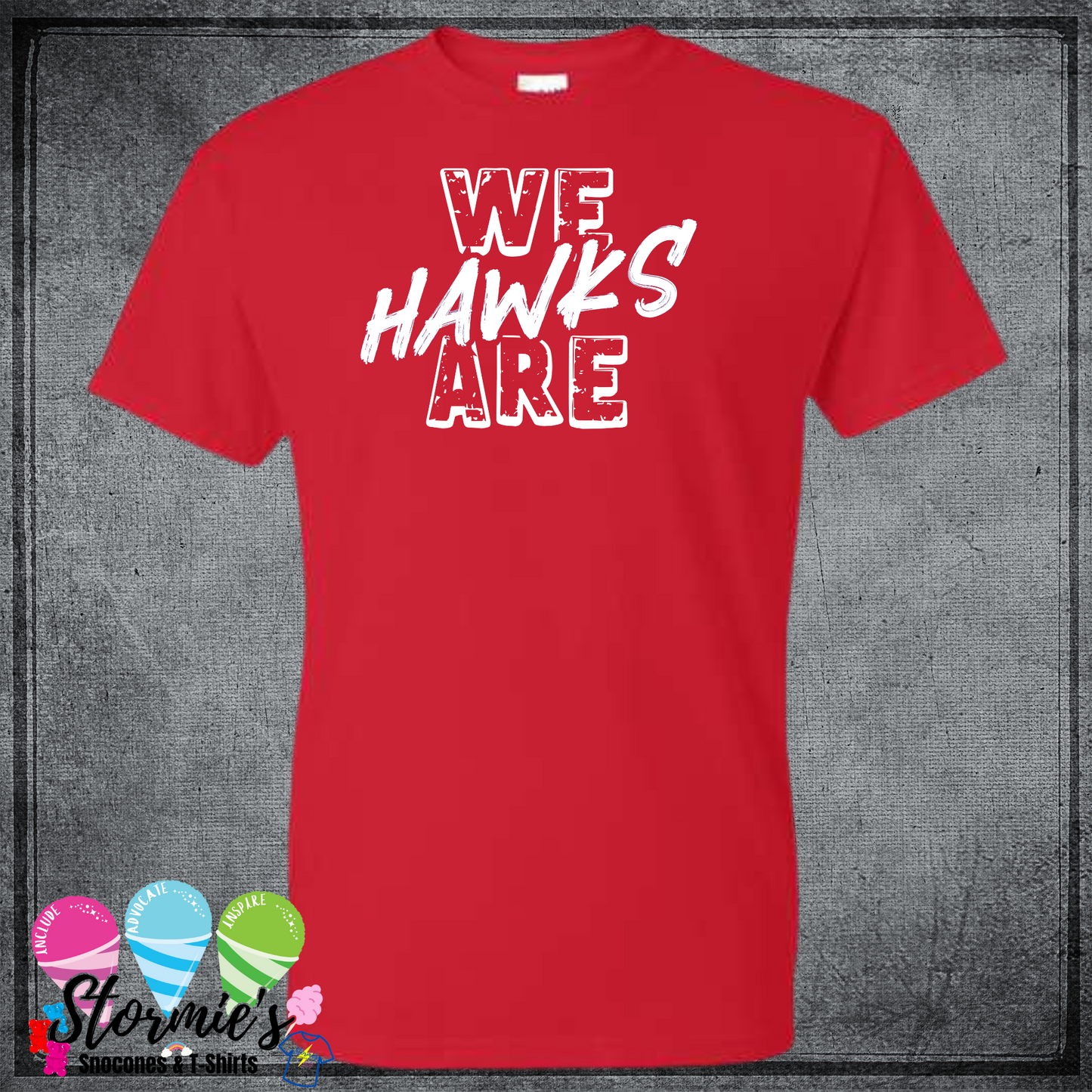 5th & 8th Grade - We Are Hawks - China Elementary- Sour Lake Elementary Color Wars/Field Day 2025 Shirt Red DRY FIT