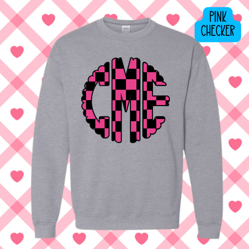 Custom Monogram Initials Sweatshirt