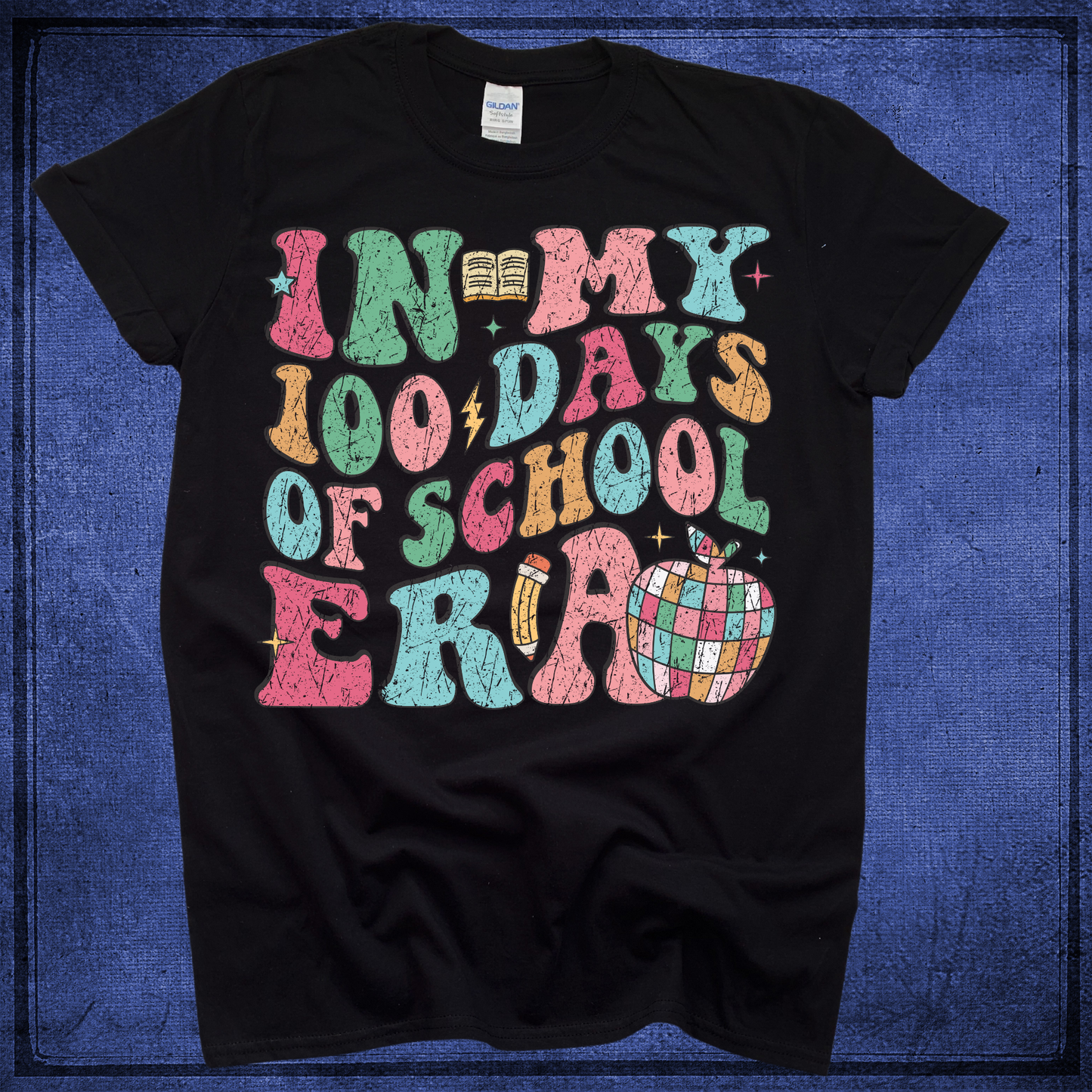 Era -100 Days of School - Black Shirt