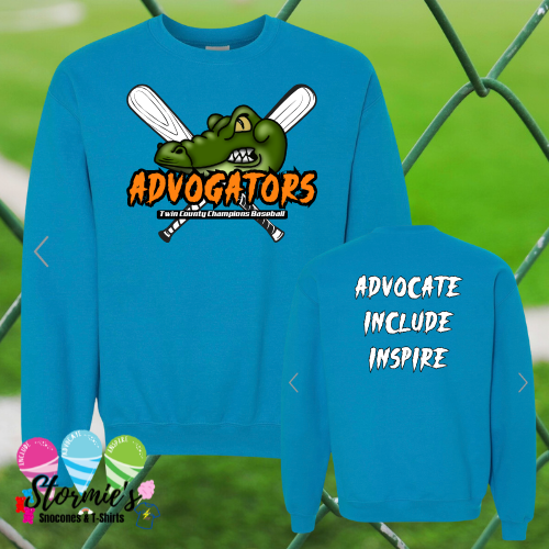 Advogators Baseball 2025 Sapphire Sweatshirt & Hoodie