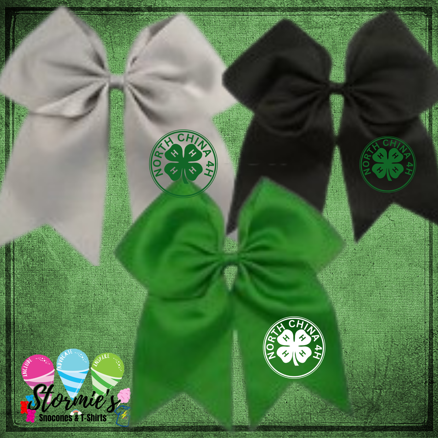 North China 4H Hair Bow