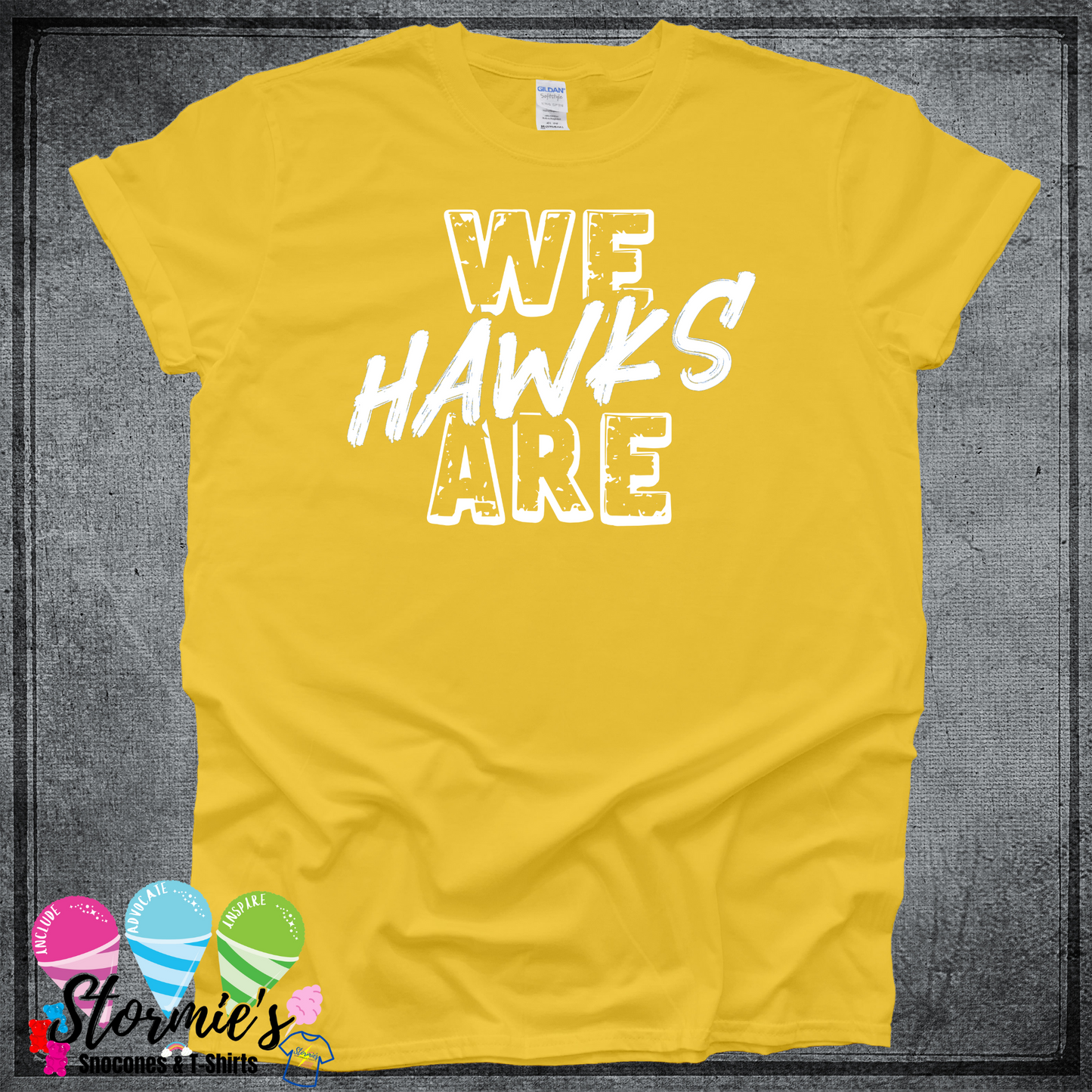 2nd Grade - We Are Hawks - China Elementary- Sour Lake Elementary Color Wars/Field Day 2025 Shirt Yellow