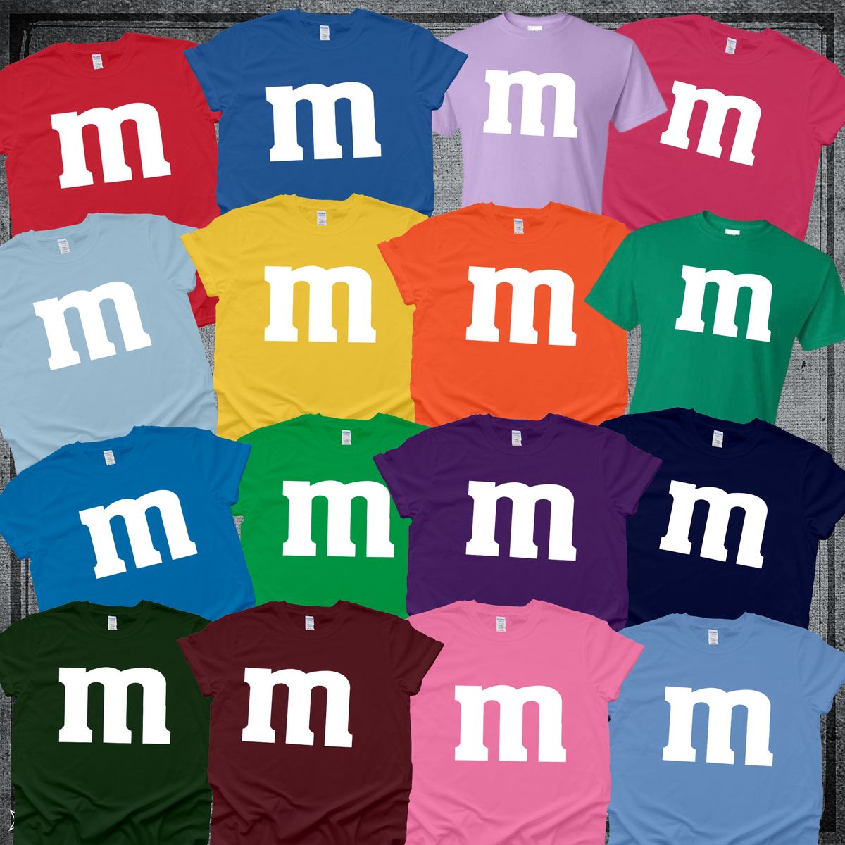 MnM Group Costume Gildan Comfort Colors Tultex Shirt