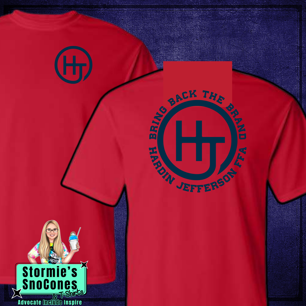 Hardin Jefferson FFA Bring Back The Brand Red Gildan Dryfit Comfort Colors Tultex Shirt
