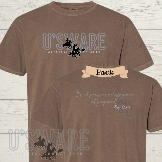 U'SWARE Pressure Comfort Colors Brown Shirt