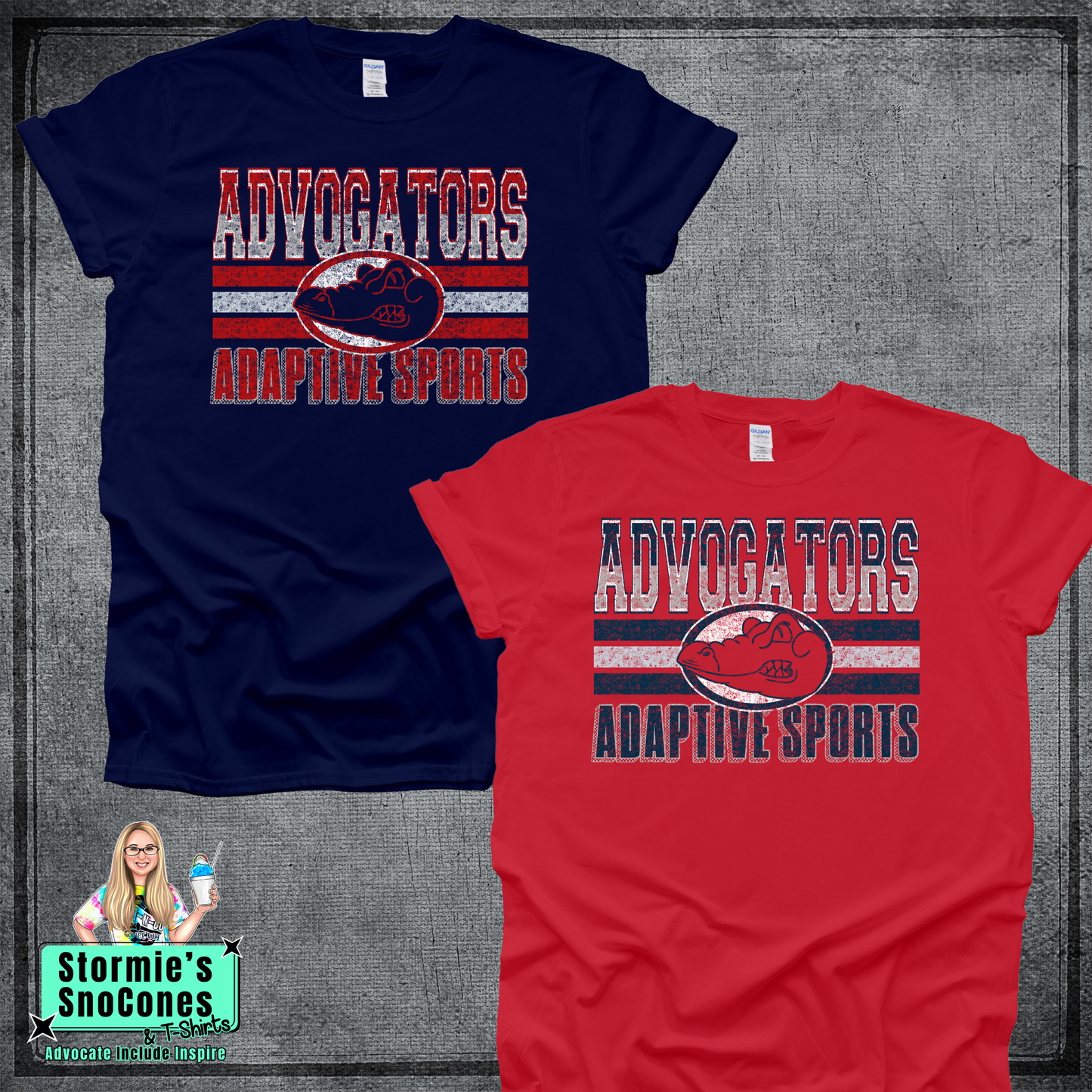 Advogators Football & Cheer 2026 Gildan Comfort Colors Bella Canvas Shirt CUSTOM NAME AND NUMBER