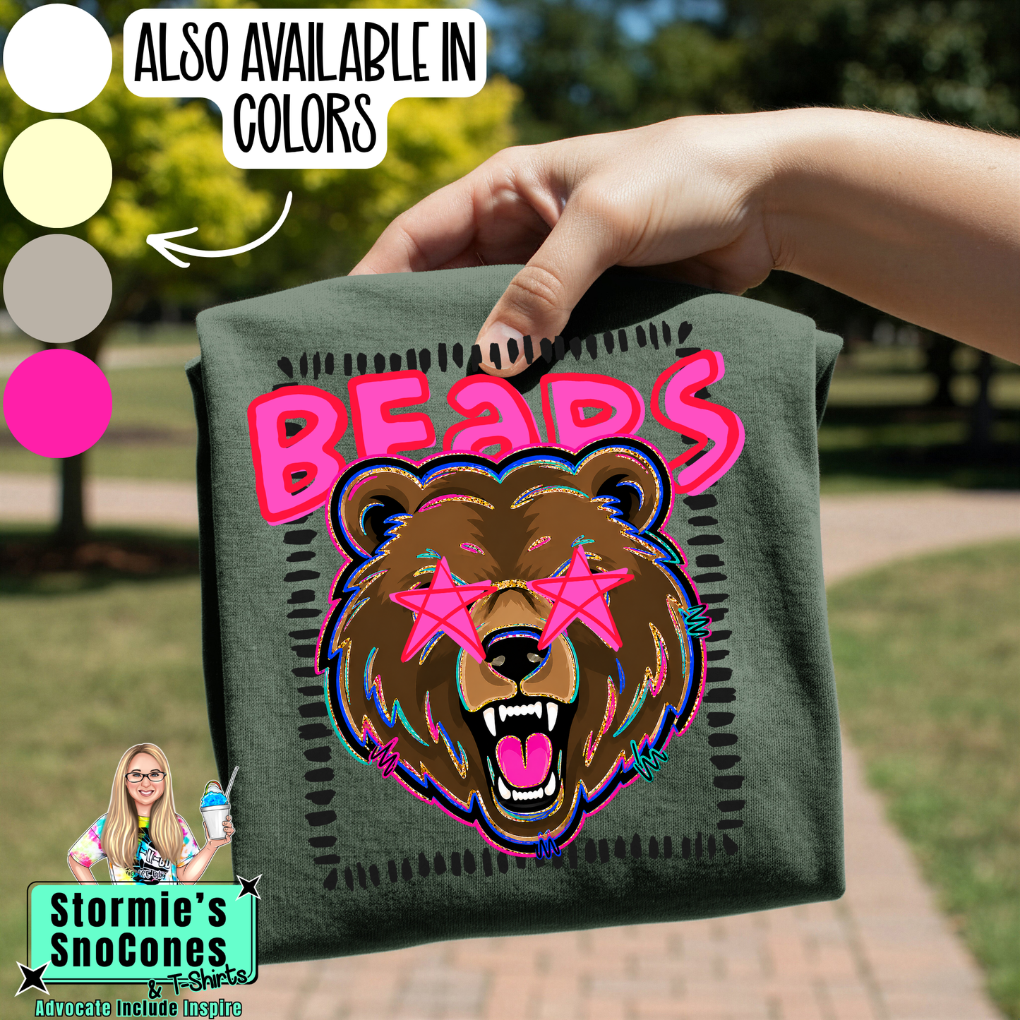 Bears StarStruck Gildan Comfort Colors Tultex Shirt