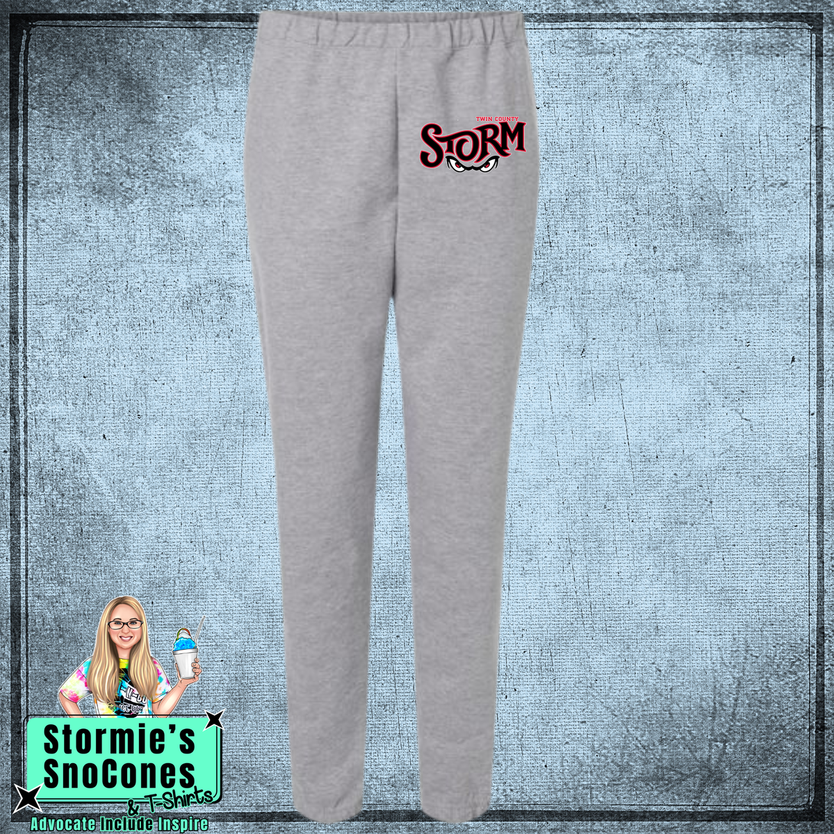 Storm 2025 YOUTH Gray Sweatpants