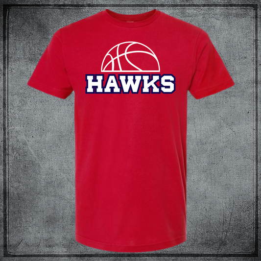 Hawks Basketball Red Shirt