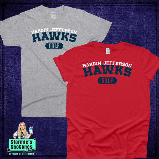HJ Hawks Golf Arch Tshirt