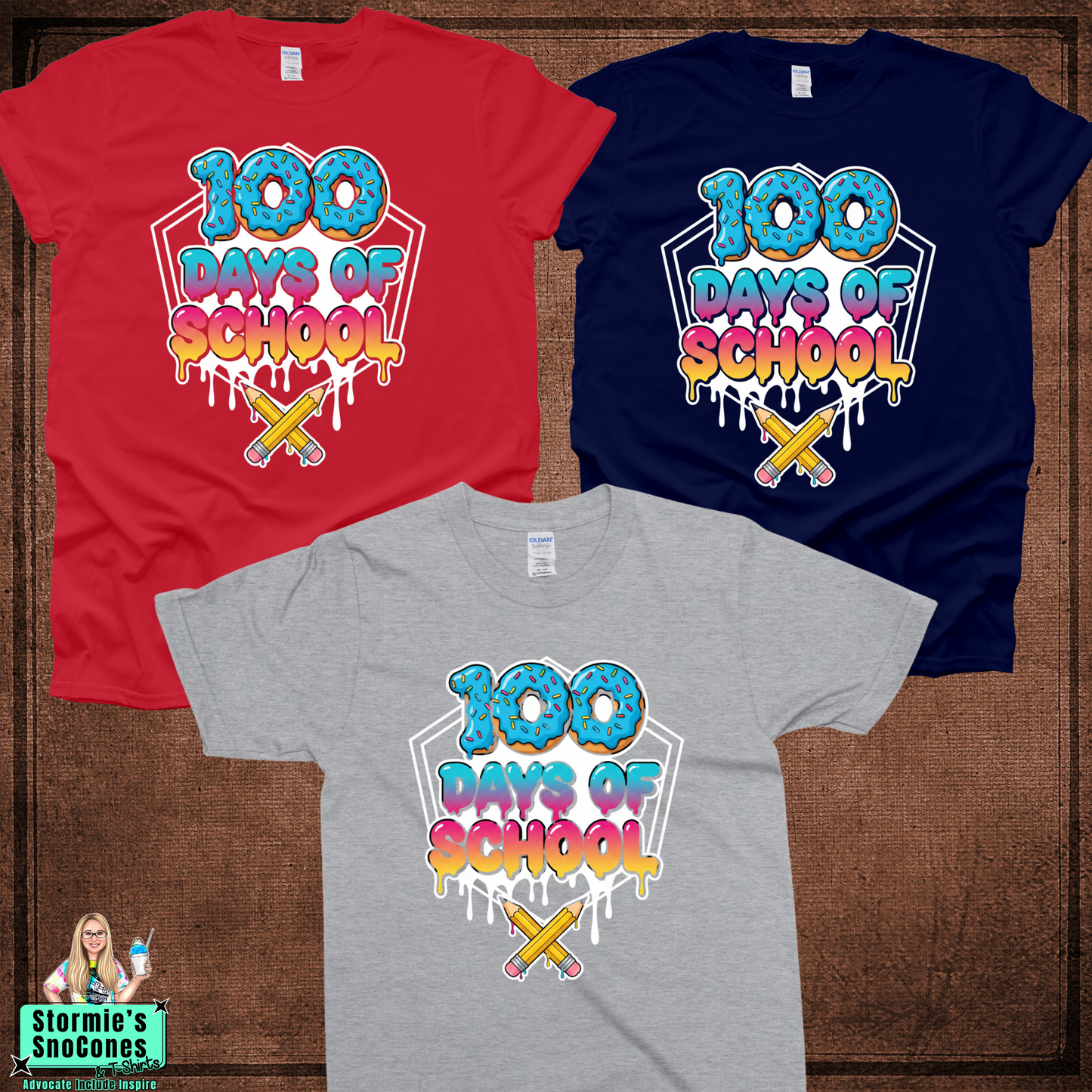 100 Days of School Donut Tshirt