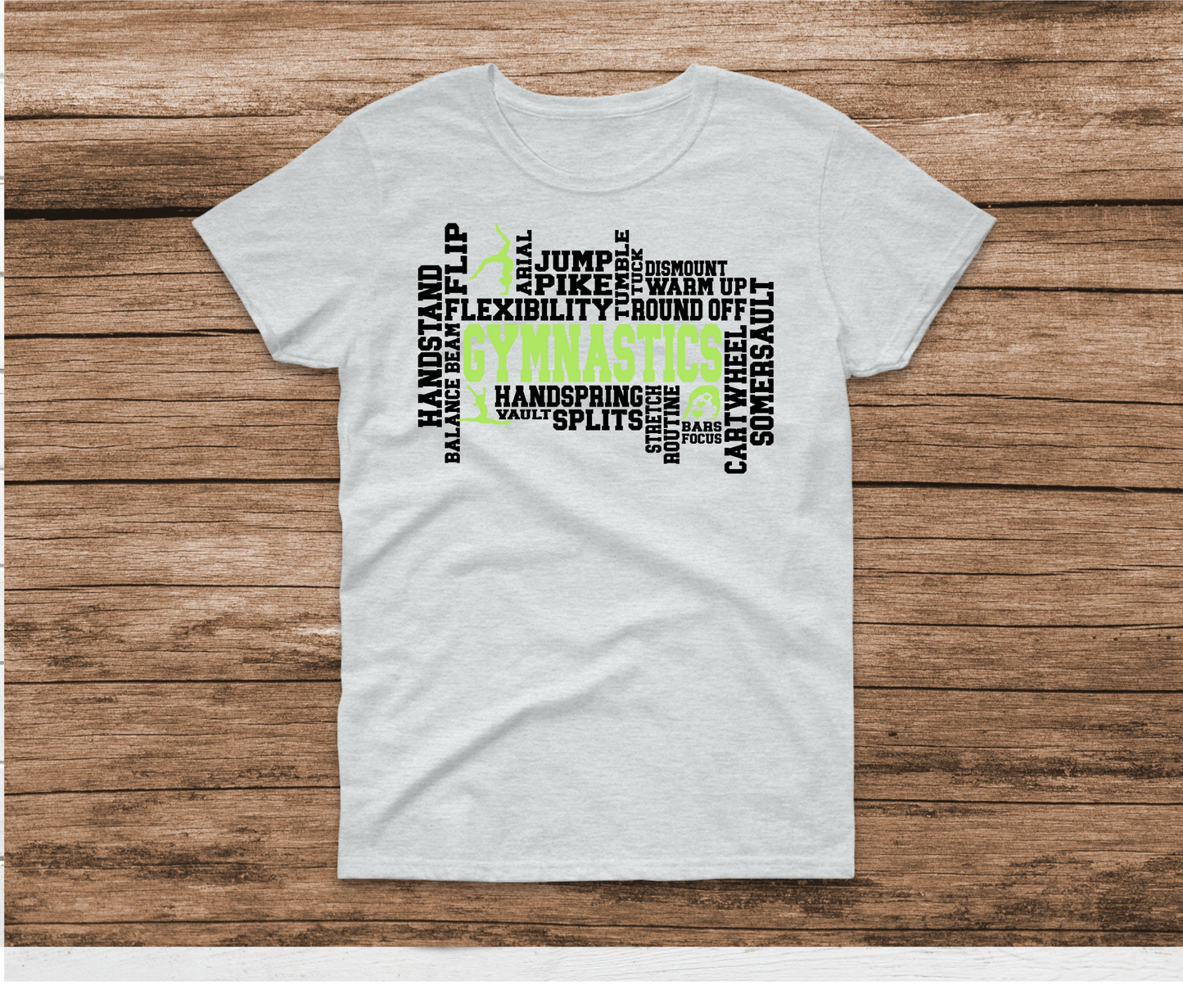 Gymnastics Word Art Shirt