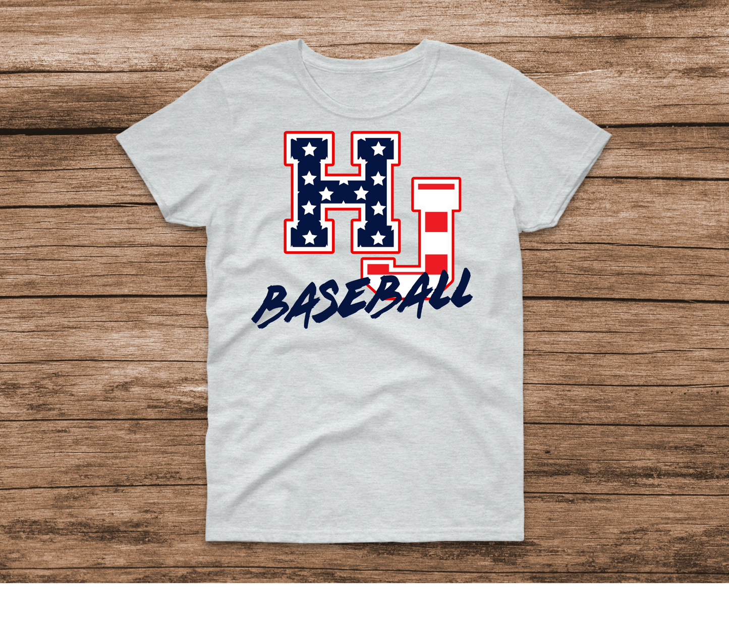 USA Flag HJ Baseball Shirt