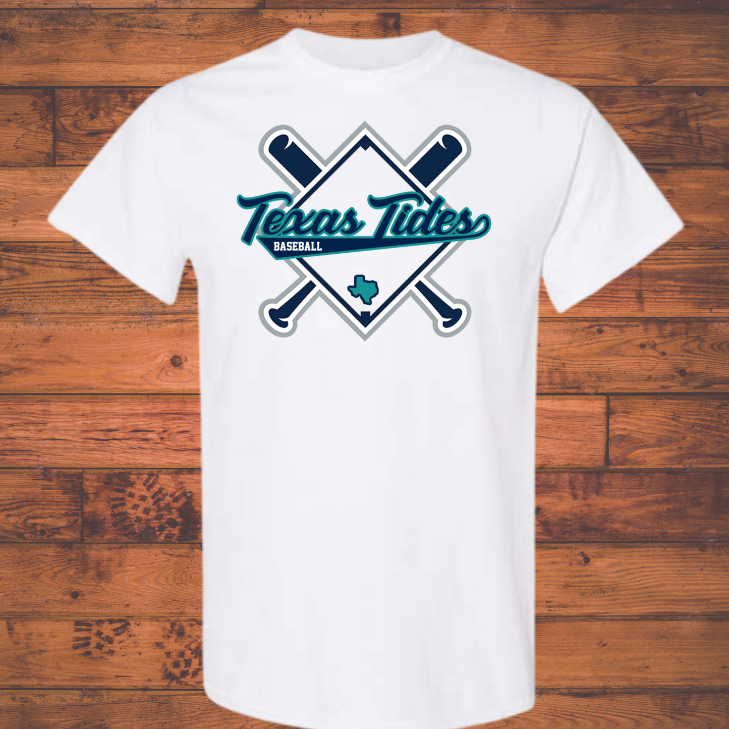 Texas Tides Bats Bella Canvas Shirt