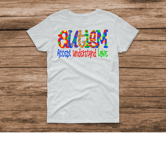 Autism Colorful T-shirt