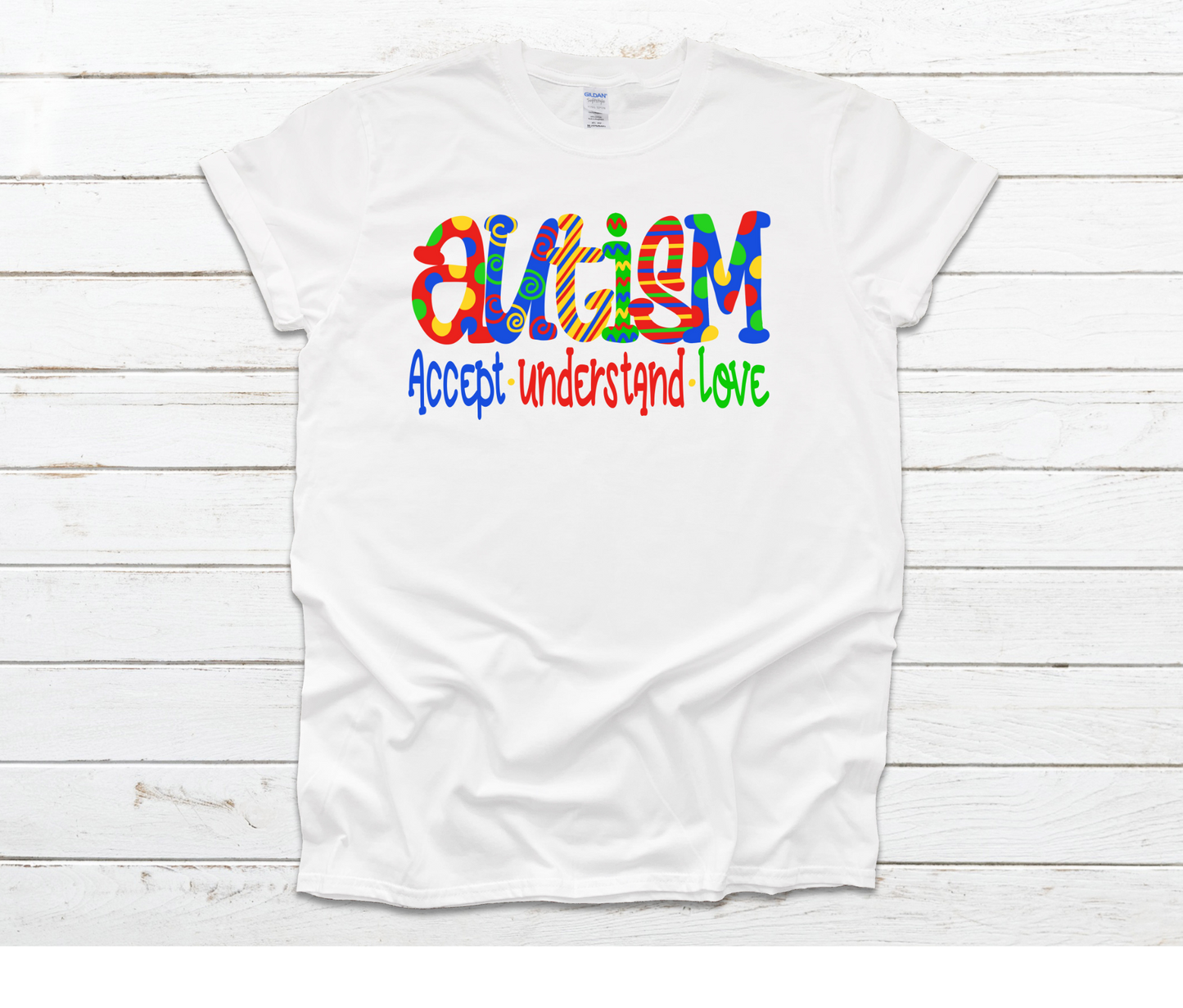 Autism Colorful T-shirt