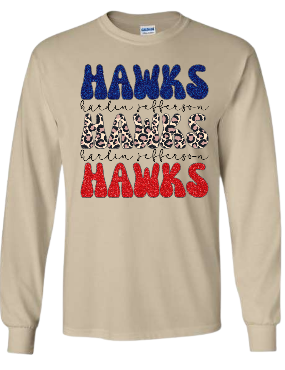 Hawks Glitter HJ Long Sleeve Shirt