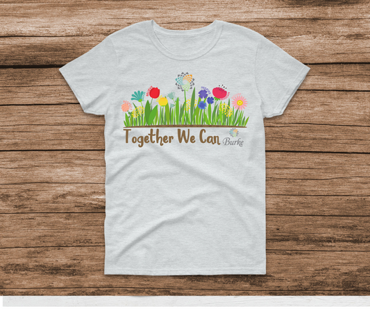 Burke We Can Together Spring Flowers Shirt