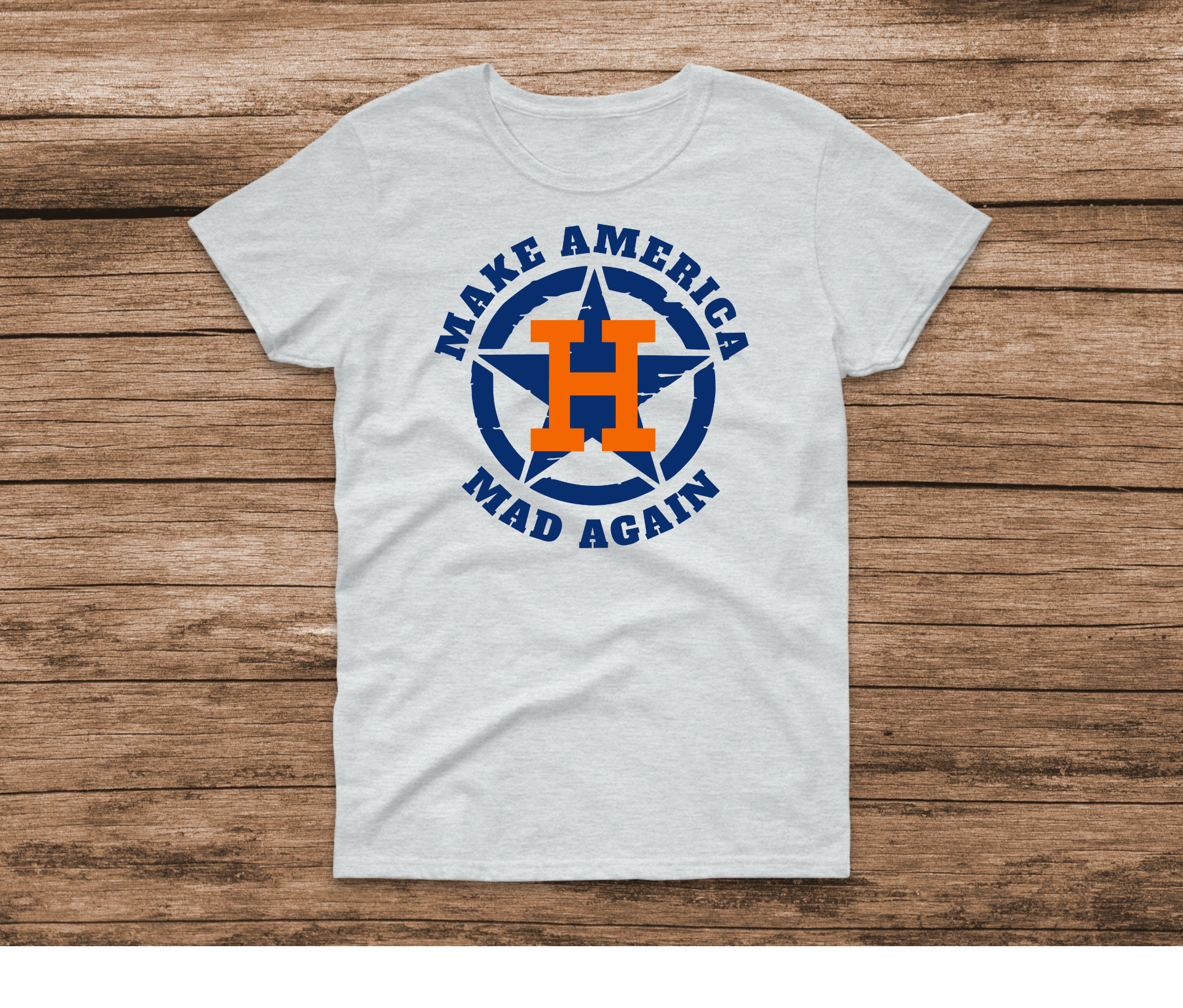 Make America Mad Again Astros Bella Canvas Shirt Adult X-Large