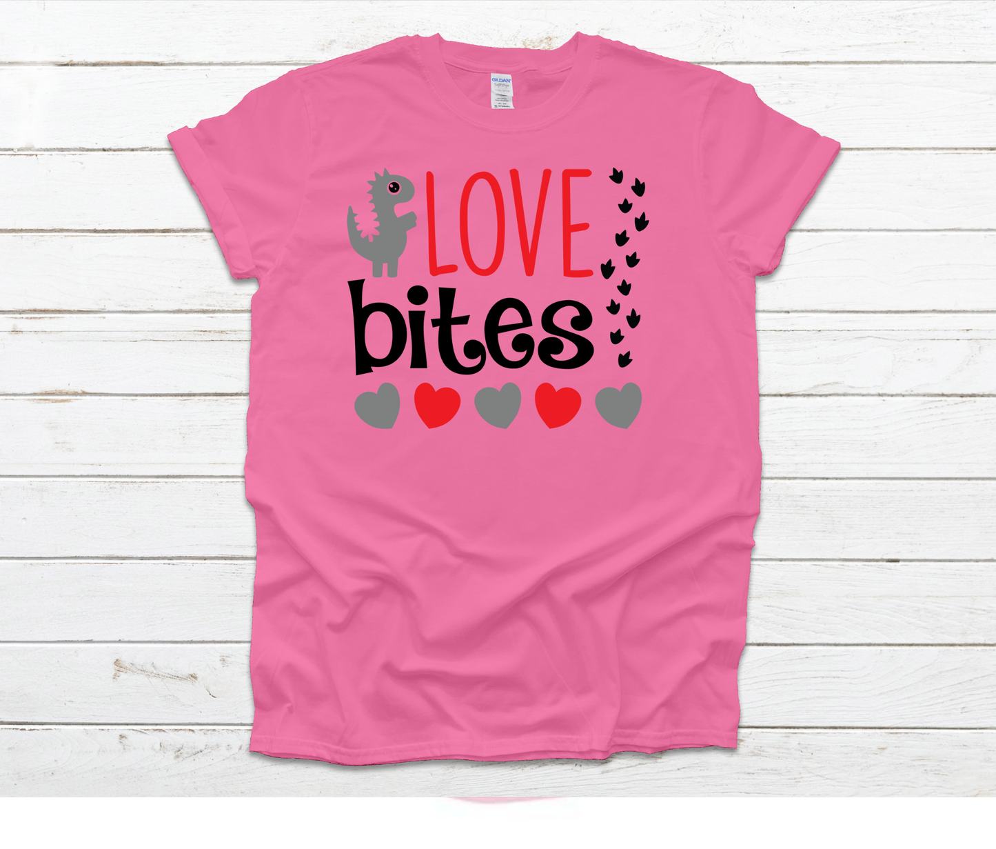 Love Bites Dinosaur Shirt