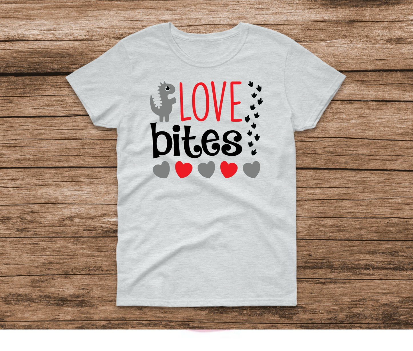 Love Bites Dinosaur Shirt