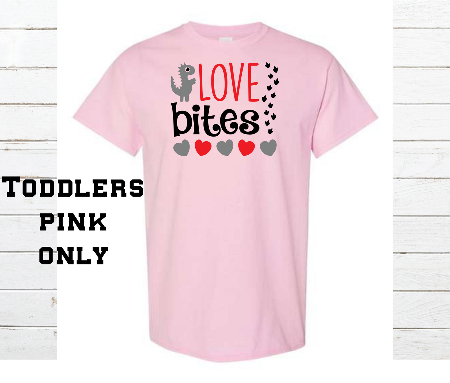 Love Bites Dinosaur Shirt