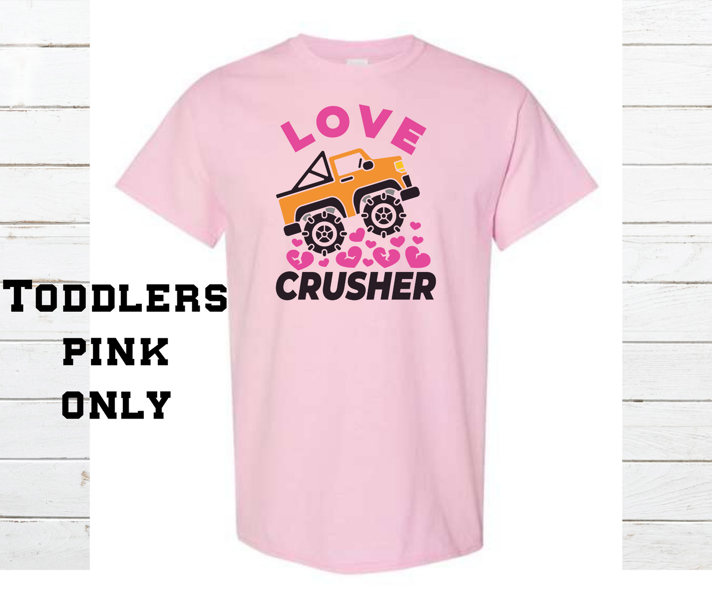 Love Crusher Monster Truck Shirt